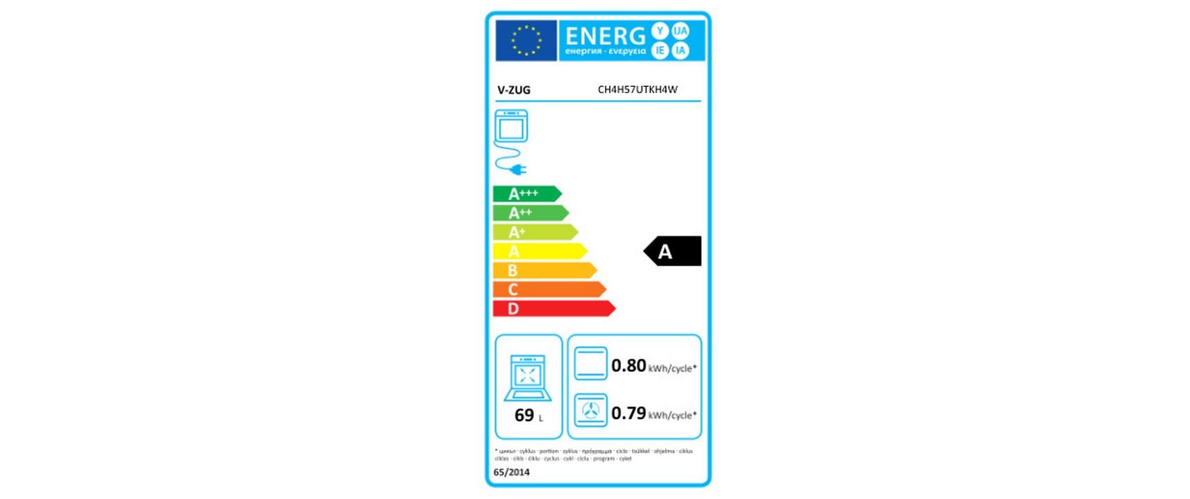 Einbauherd Combair V400 7UHC TopClean White - MEGART