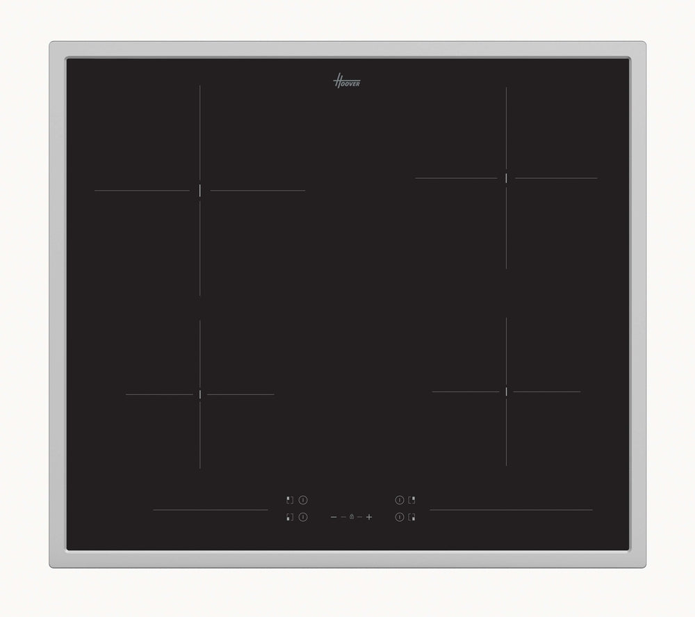 Hoover H-HOB 300 ELECTRIC HH64FC Schwarz Integriert 59 cm Keramik 4 Zone(n)