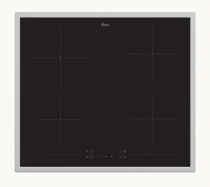 Hoover H-HOB 300 ELECTRIC HH64FC Schwarz Integriert 59 cm Keramik 4 Zone(n)