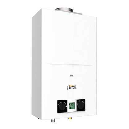 Gas-Warmwasserbereiter raumluftabhängig (offene Kammer) PEGASO ECO FERROLI