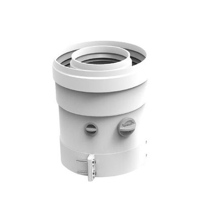 Set Anschluss vertikal System koaxial 100/60 D. 100/60 FERROLI