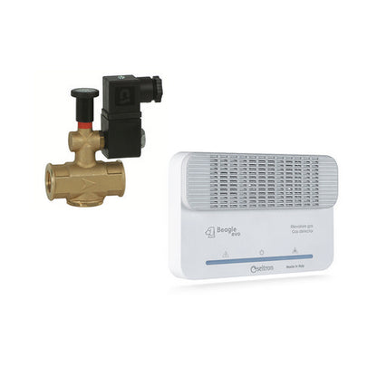 Gaswarn-Set BEAGLE EVO mit Magnetventil NO