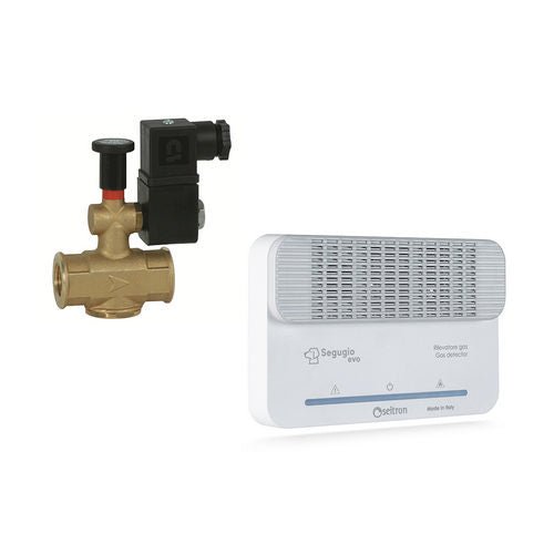Gaswarn-Set SEGUGIO EVO mit Magnetventil NO - MEGART