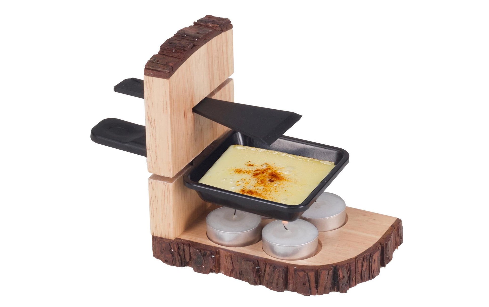 Teelicht - Raclette Nouvel Raclette Single Wood Braun - MEGART