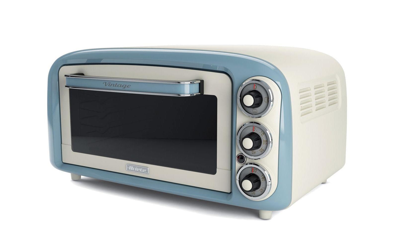 Backofen Vintage 18 l, Blau - MEGART