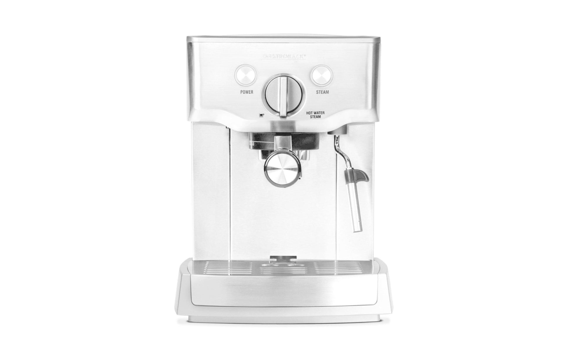 Siebträgermaschine Design Espresso Pro Silber - MEGART