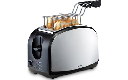 Toaster Crispy Snack Silber/Schwarz - MEGART