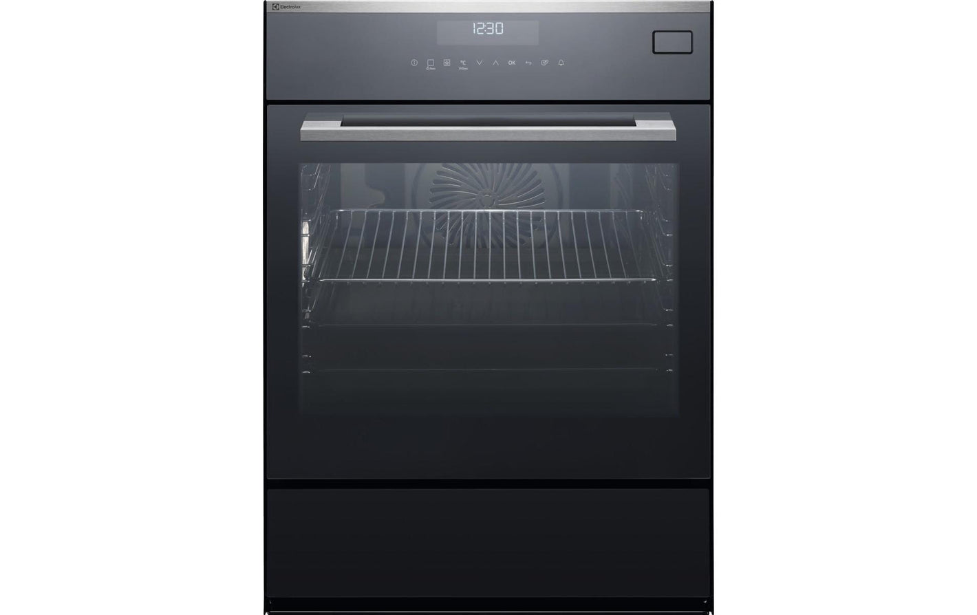 Einbausteamer EB7GL7KCN Schwarz/Silber - MEGART