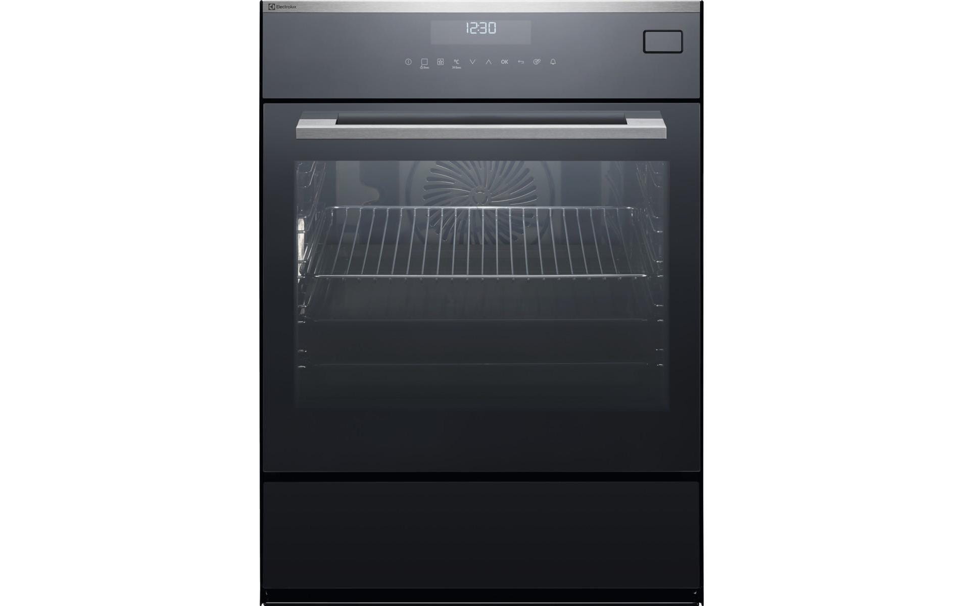 Einbausteamer EB7GL7KCN Schwarz/Silber - MEGART