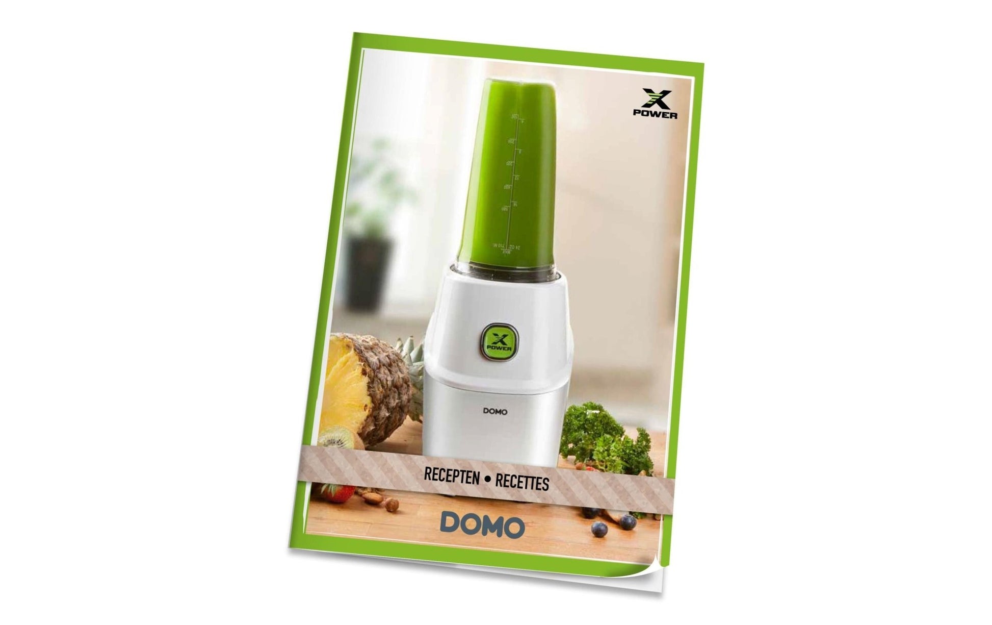 Standmixer Xpower DO700BL Weiss/Grün - MEGART