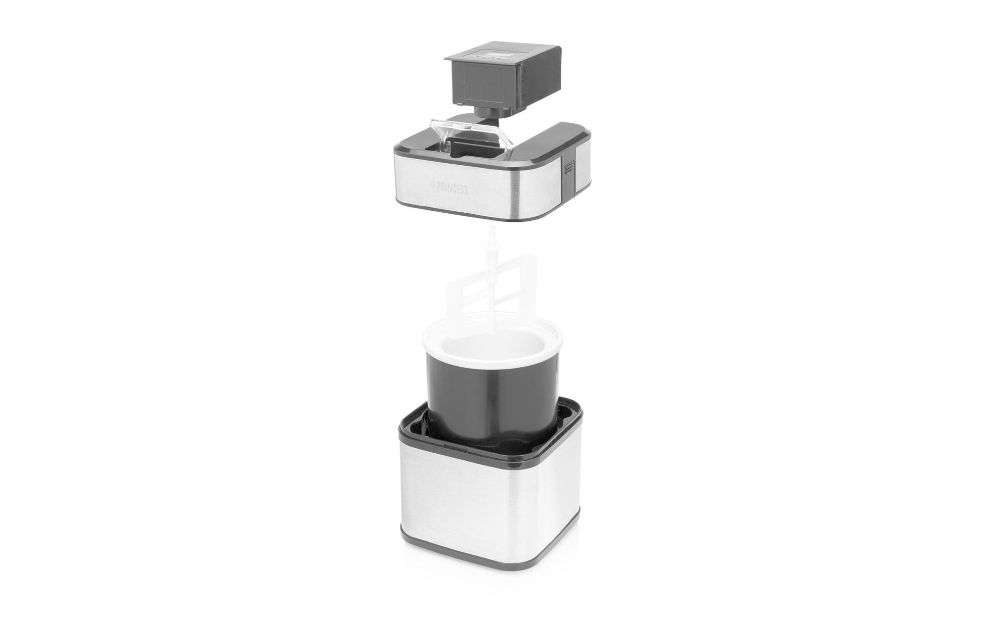 Glacemaschine Silber 1.5 l - MEGART