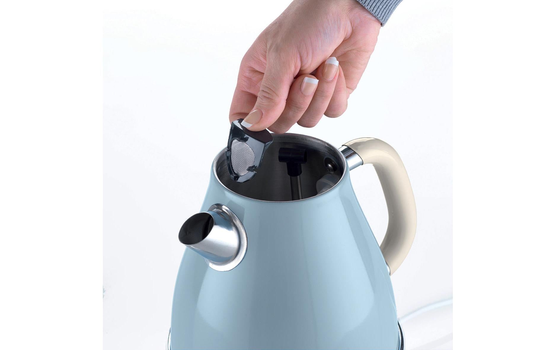 Wasserkocher Vintage 1.7 l, Blau - MEGART