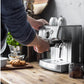 Siebträgermaschine Design Espresso Pro Silber - MEGART