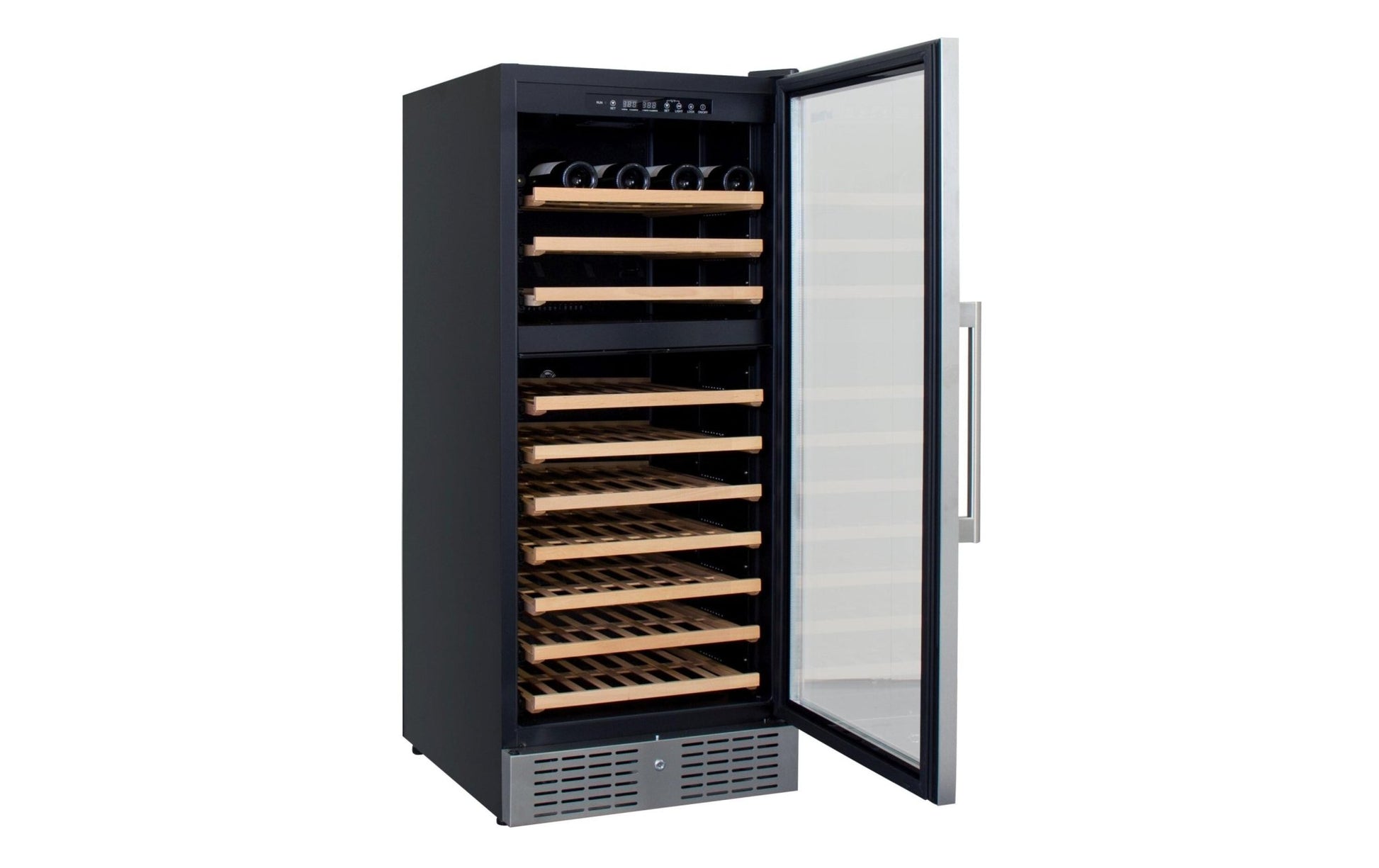 Weinklimaschrank WKH120F01 Schwarz, Rechts - MEGART