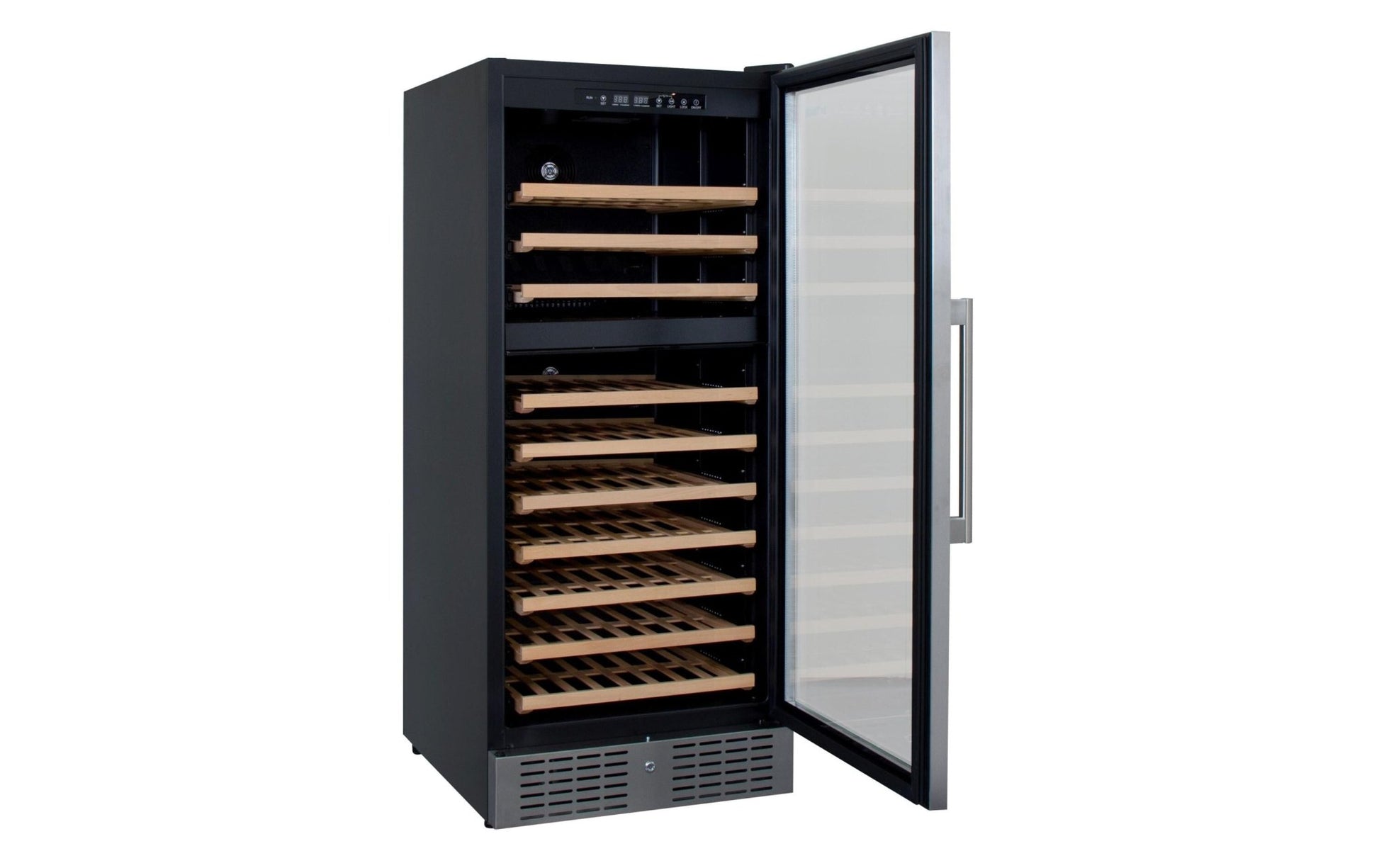 Weinklimaschrank WKH120F01 Schwarz, Rechts - MEGART