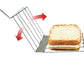 Toaster Crispy Snack Silber/Schwarz - MEGART