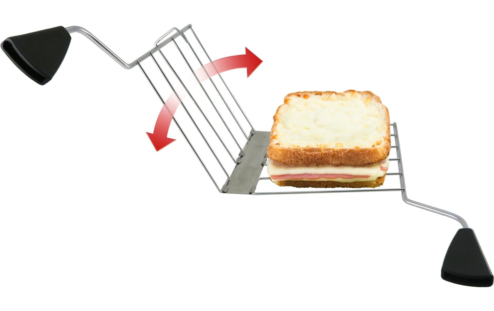 Toaster Crispy Snack Silber/Schwarz - MEGART
