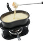 Käsefondue - Set Gamelle 4 Teile, Schwarz - MEGART