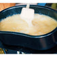 Käsefondue - Set Gamelle 4 Teile, Schwarz - MEGART