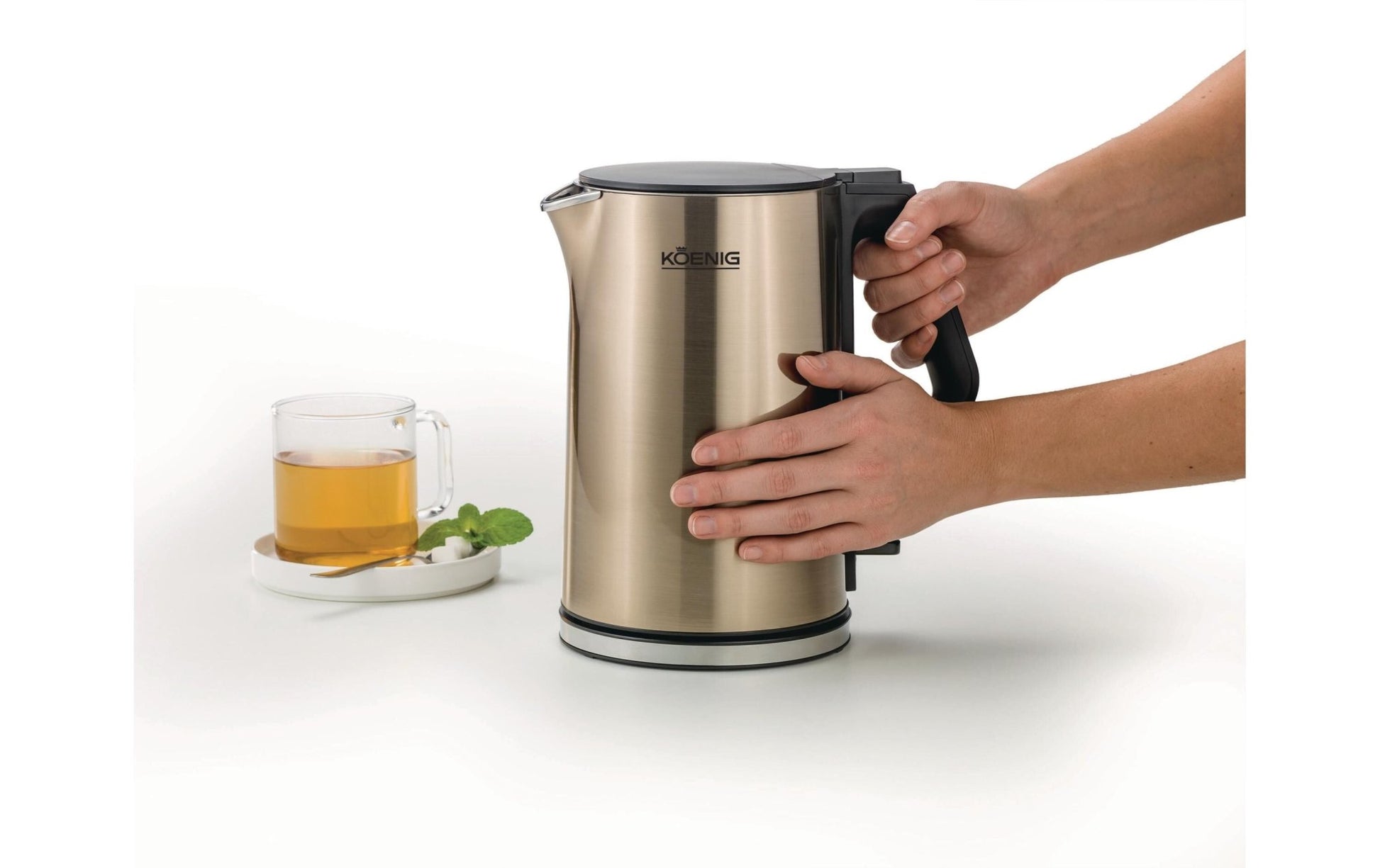 Wasserkocher Cool Touch 1.5 l, Chrom - MEGART