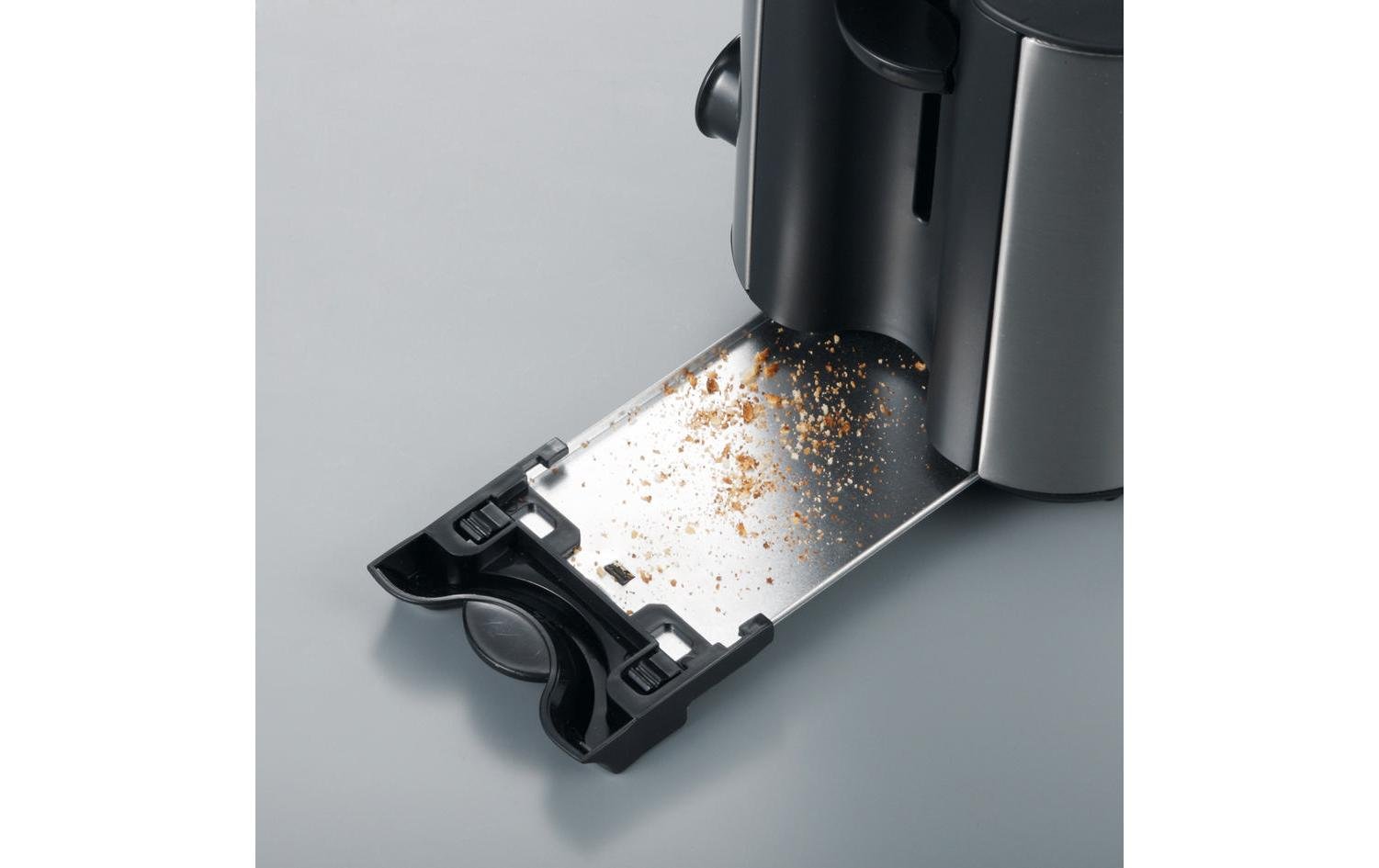 Toaster AT 2514 Schwarz/Silber - MEGART
