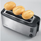 Toaster Automatik - Langschlitz 2509 Schwarz/Silber - MEGART