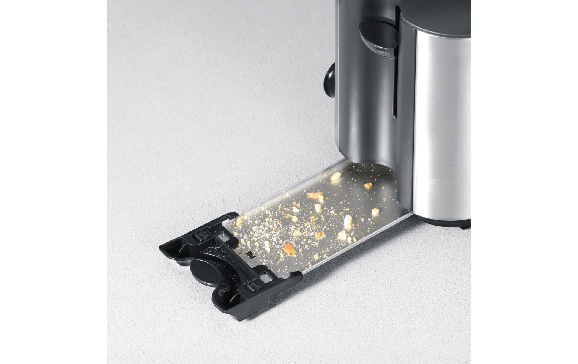Toaster Automatik - Langschlitz 2509 Schwarz/Silber - MEGART