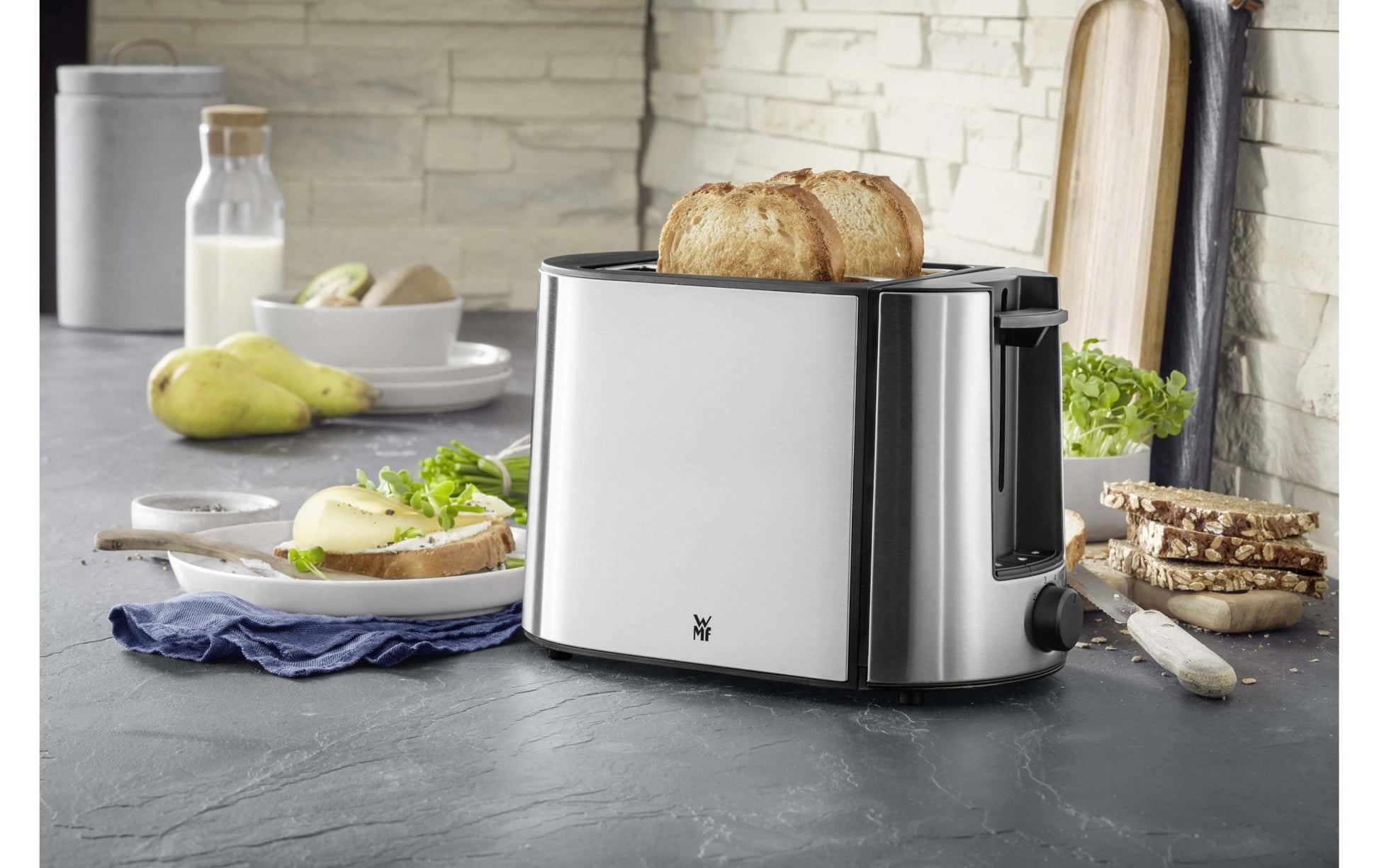 Toaster Bueno Pro - Silber - MEGART