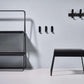 Hocker Stahl, Schwarz - MEGART
