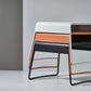 Hocker Stahl, Schwarz - MEGART
