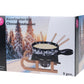 Käsefondue - Set Schlitten 9 Teile, Schwarz - MEGART