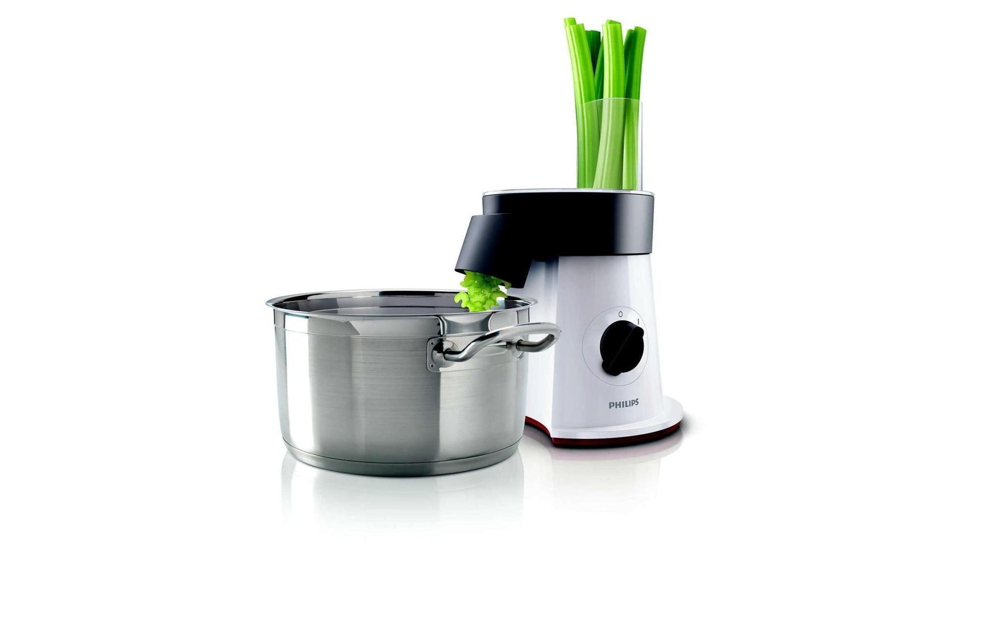 Salatzubereiter Viva Collection HR1388/80 Weiss - MEGART