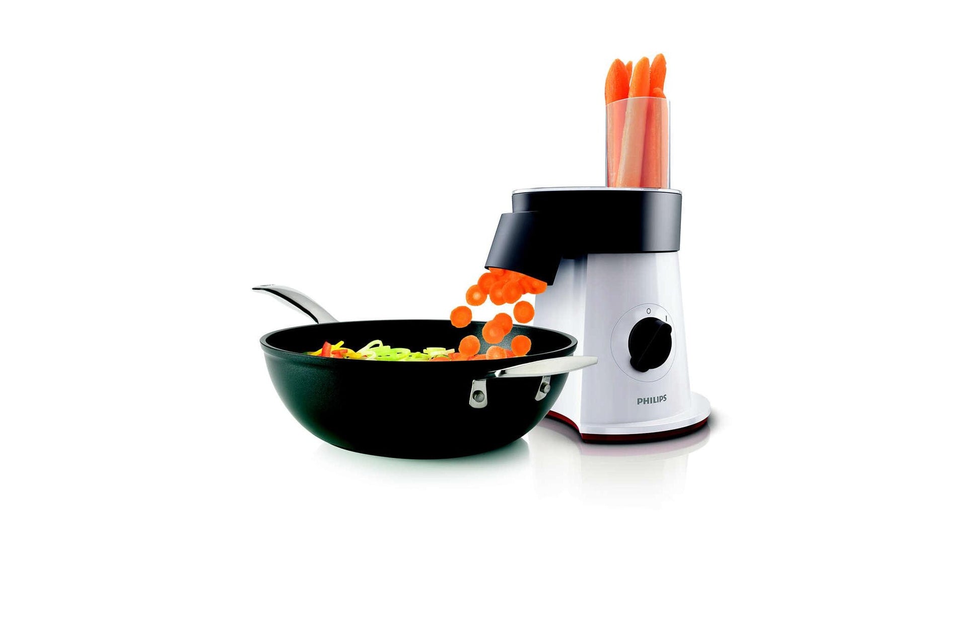 Salatzubereiter Viva Collection HR1388/80 Weiss - MEGART