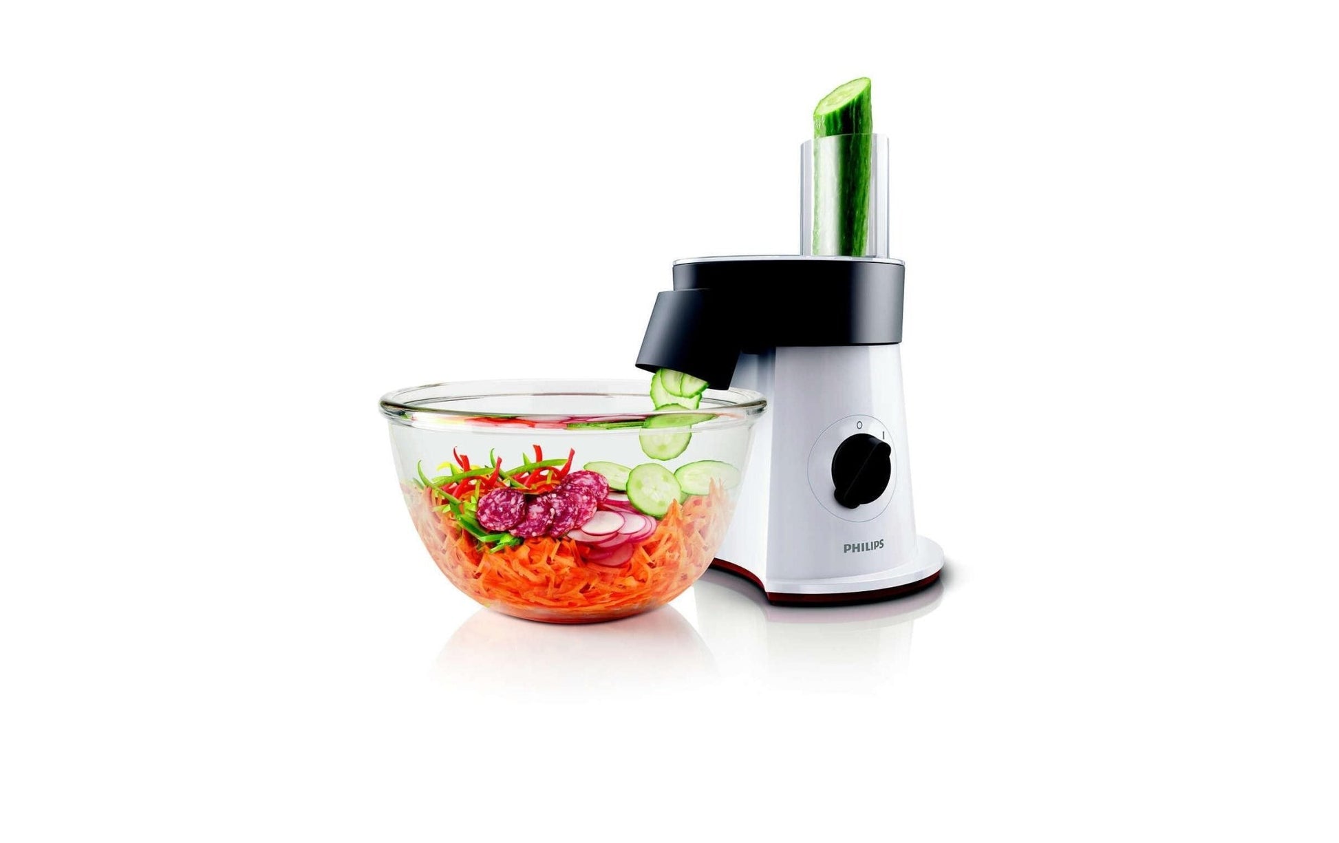 Salatzubereiter Viva Collection HR1388/80 Weiss - MEGART