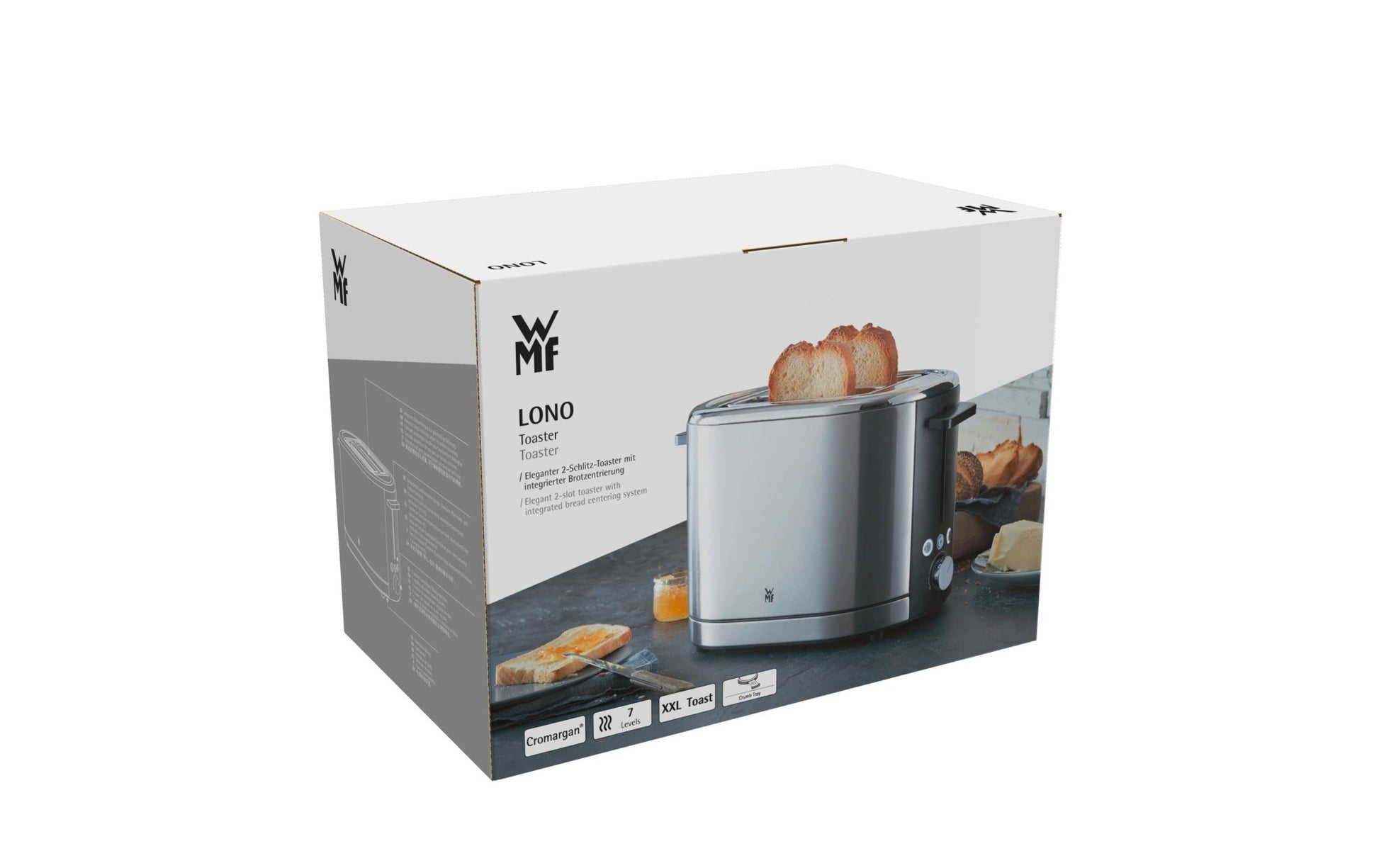 Toaster LONO Silber - MEGART