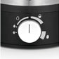 Eierkocher Stelio 7, Schwarz/Silber