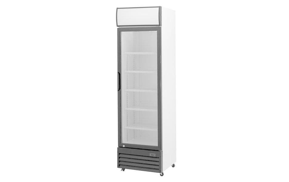 Gewerbekühlschrank Gastro Schwarz/Weiss, Rechts - MEGART