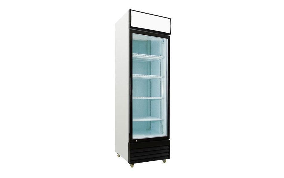 Gewerbekühlschrank Gastro Schwarz/Weiss, Rechts - MEGART