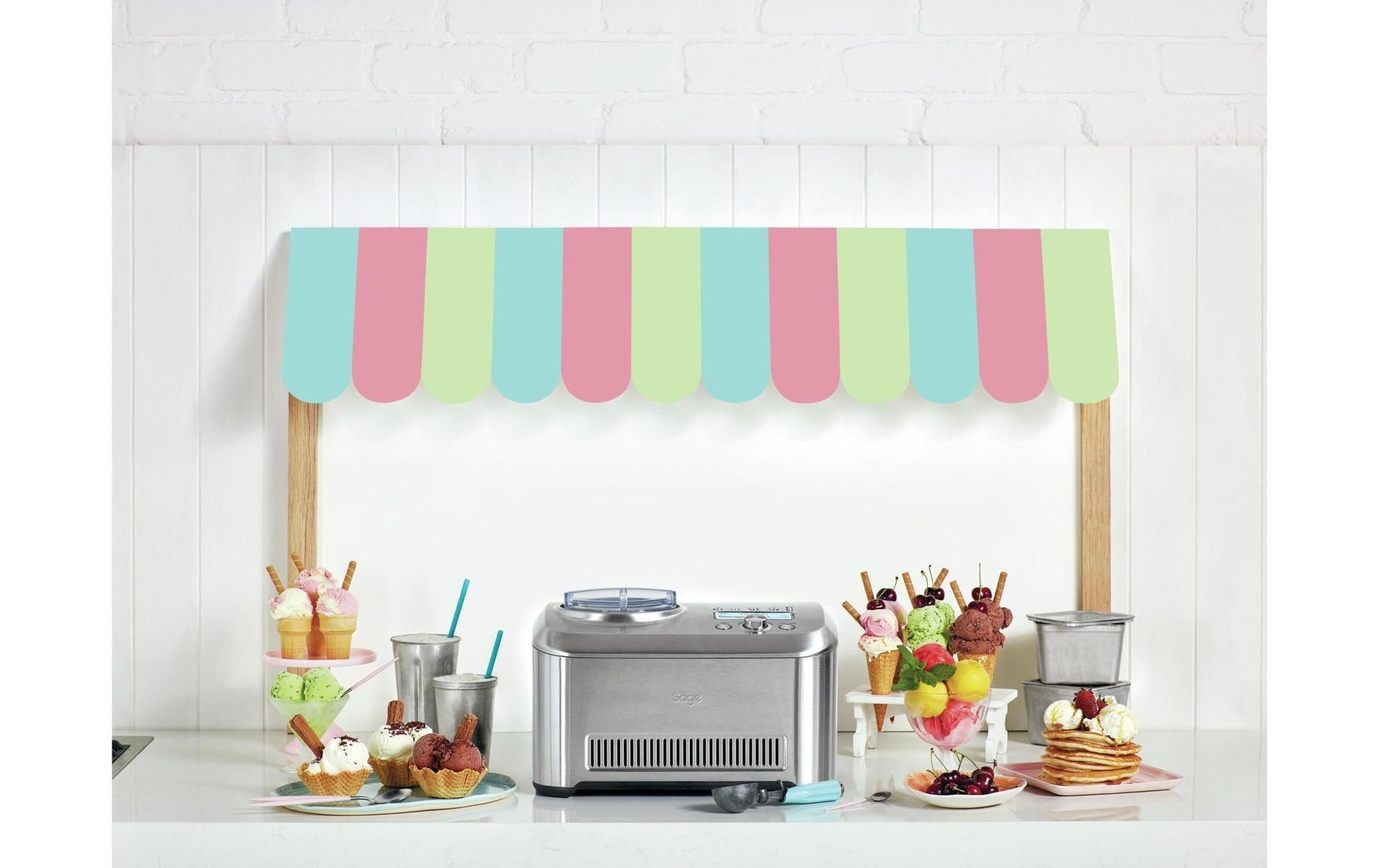 Glacemaschine Smart Scoop 1 l, Silber - MEGART