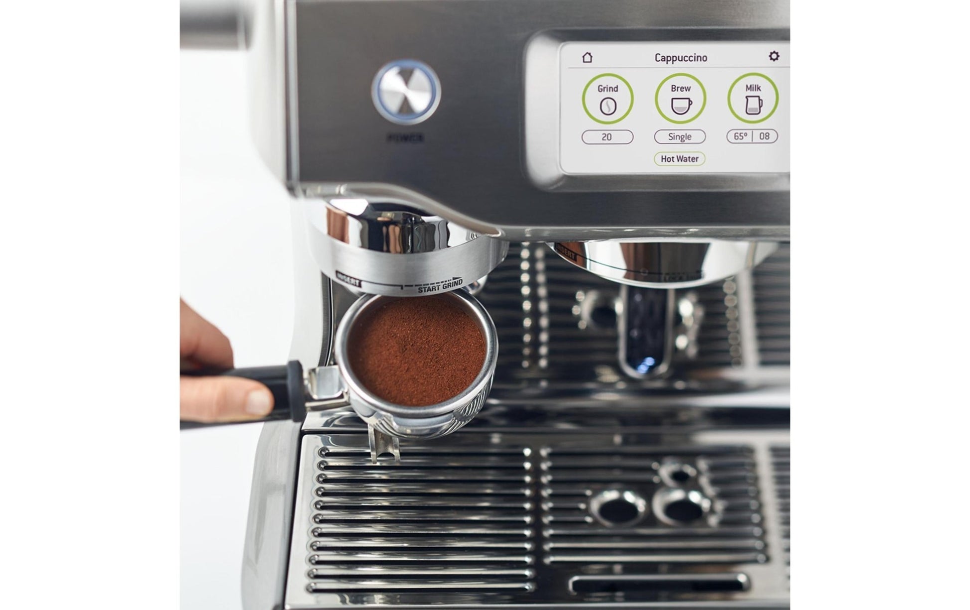 Siebträgermaschine Oracle Touch Silber - MEGART
