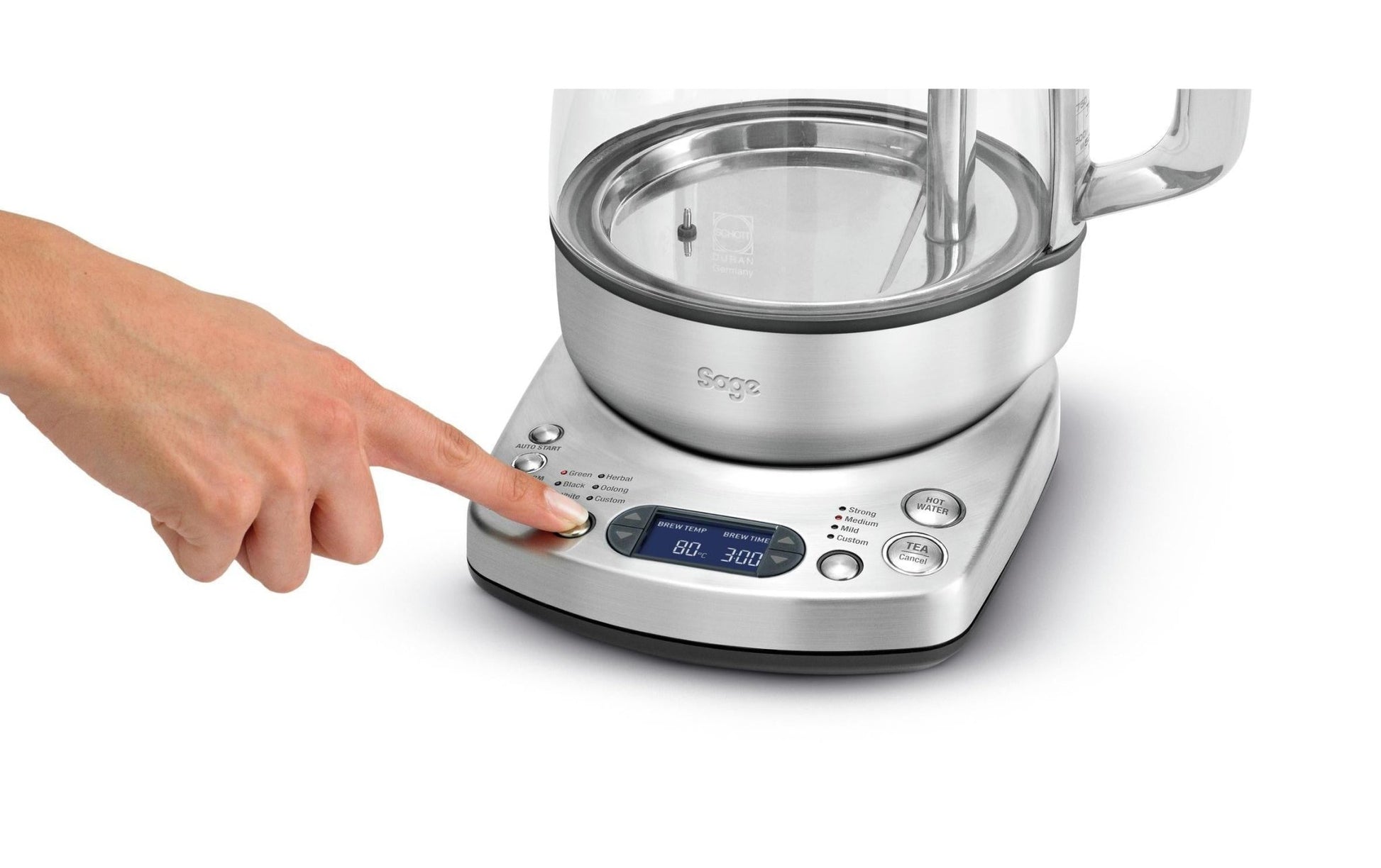 Tee - und Wasserkocher Tea Maker Silber - MEGART