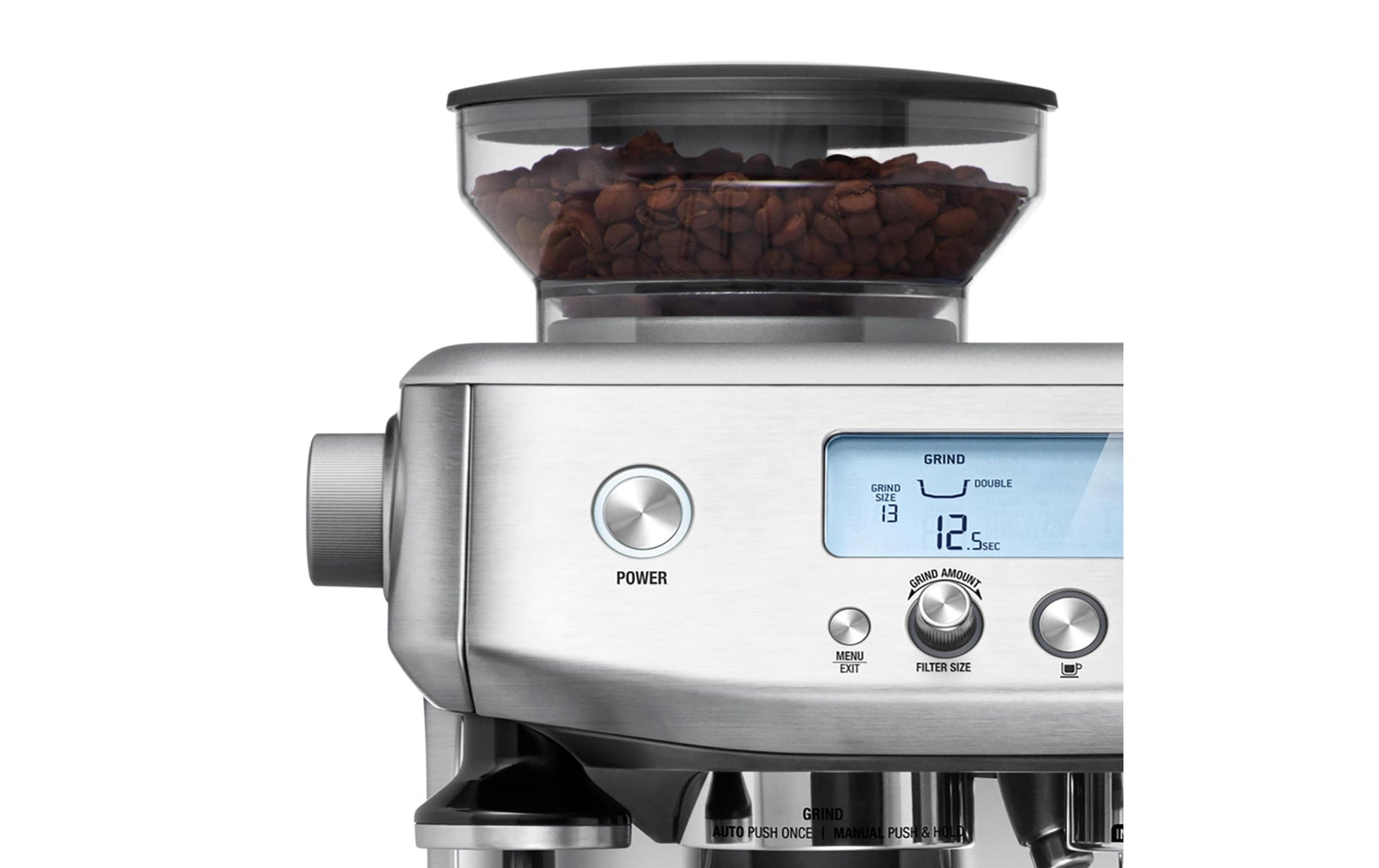 Siebträgermaschine Barista Pro Silber - MEGART