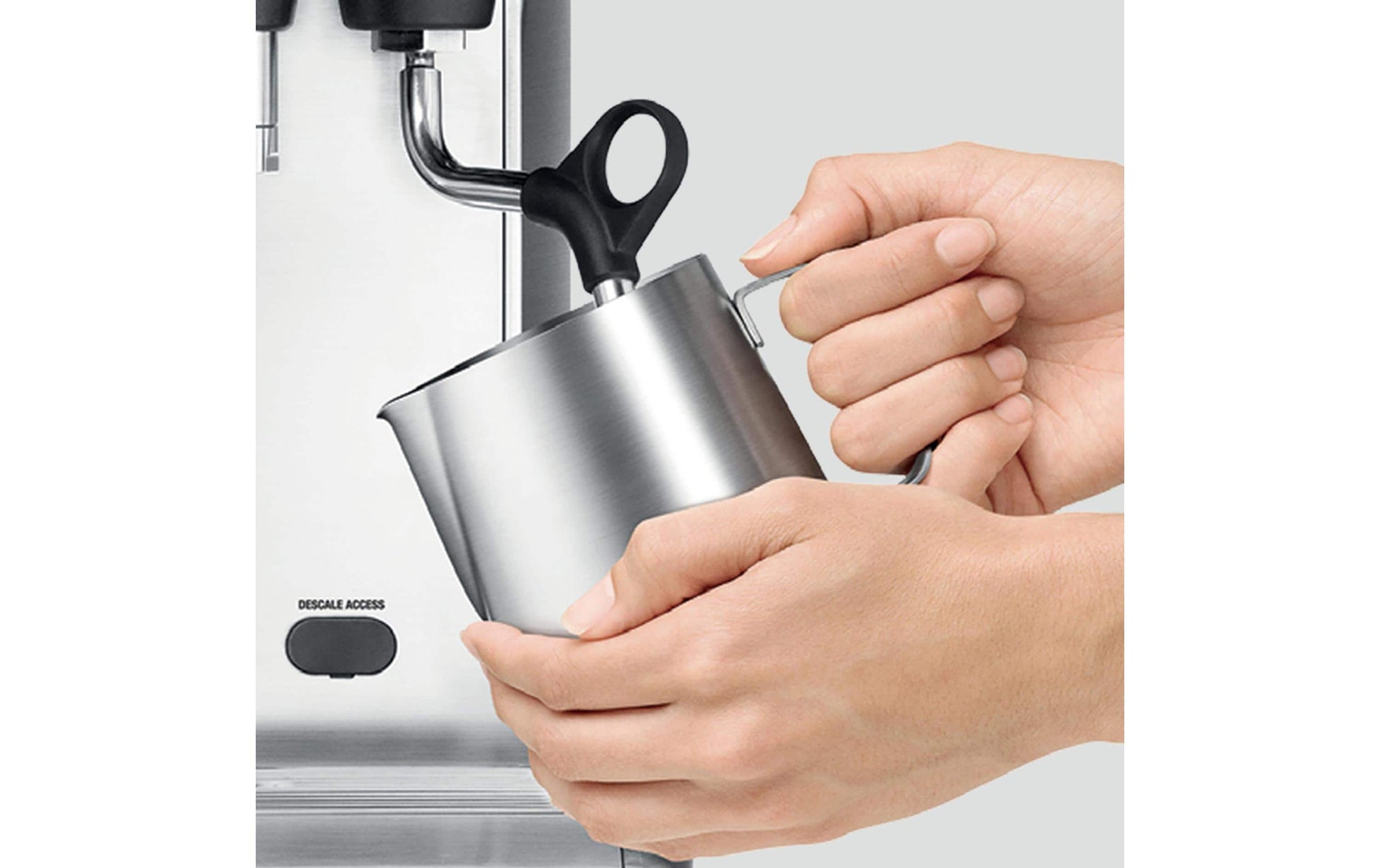 Siebträgermaschine Barista Pro Silber - MEGART