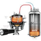 Siebträgermaschine Dual Boiler Silber - MEGART