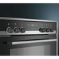 Einbauherd HE517ABS0C EU 60, Schwarz/Silber - MEGART