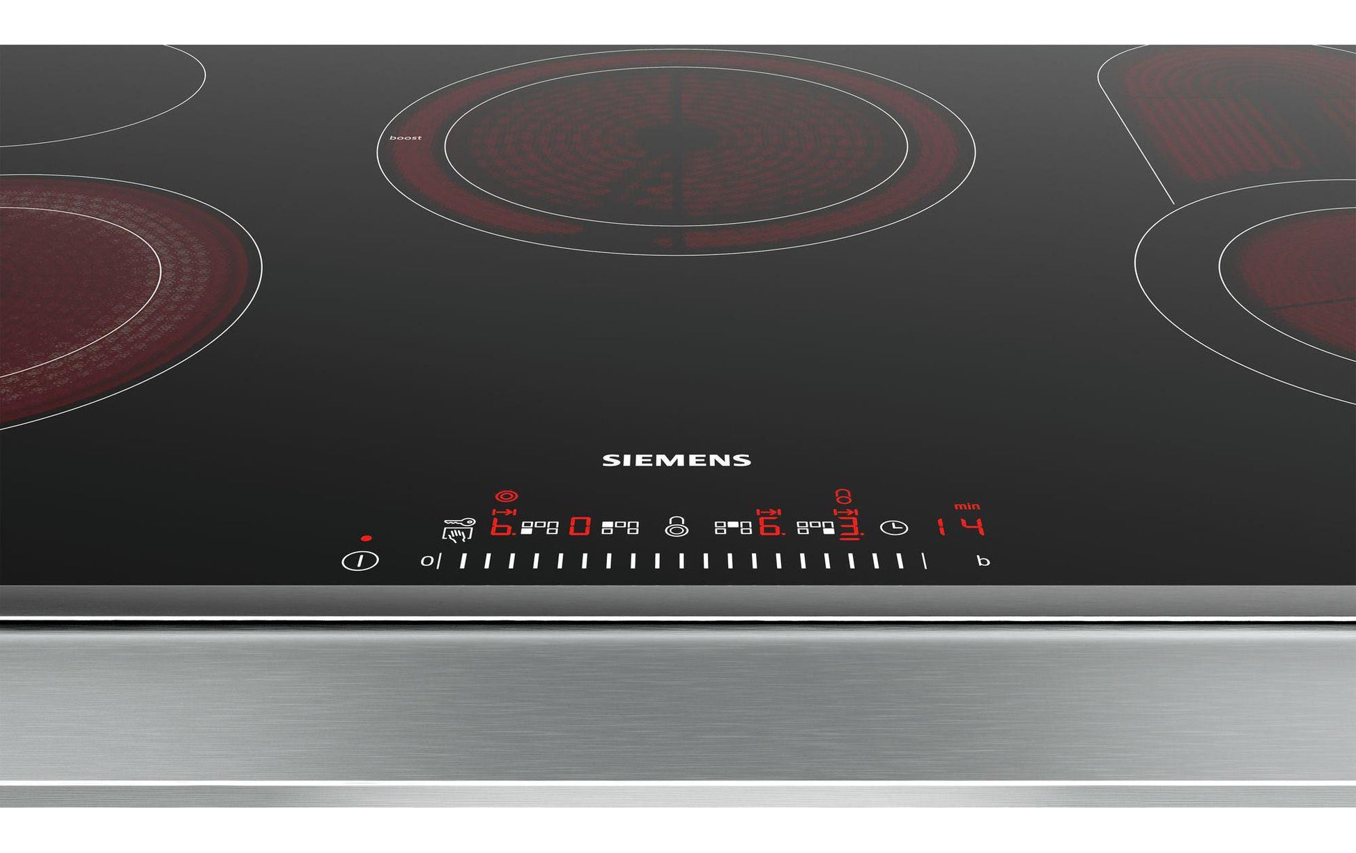 Glaskeramik - Kochfeld ET845FCP1C Flachrahmen - Design - MEGART