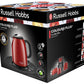 Wasserkocher 24992-70 Colours Plus 1 l, Rot/Schwarz