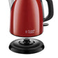 Wasserkocher 24992-70 Colours Plus 1 l, Rot/Schwarz