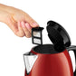 Wasserkocher 24992-70 Colours Plus 1 l, Rot/Schwarz