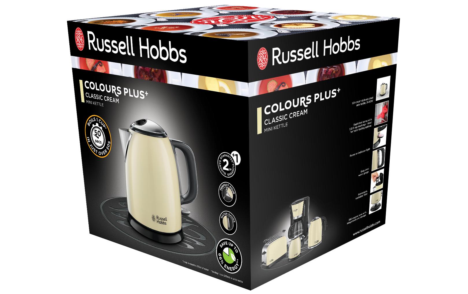 Wasserkocher 24994 - 70 Colours Plus 1 l, Crème - MEGART